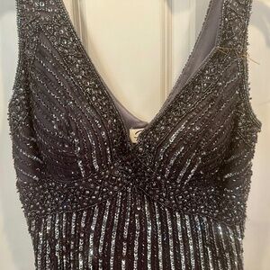 Patra Sequin and Bead Embellished Dress - Size 6